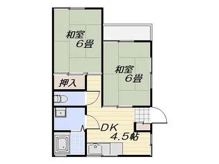 マイタウン池上【2階】の間取り