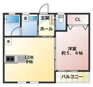 LAハウス【2階】の間取り