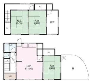 神奈川県横須賀市秋谷2丁目【一戸建】の間取り