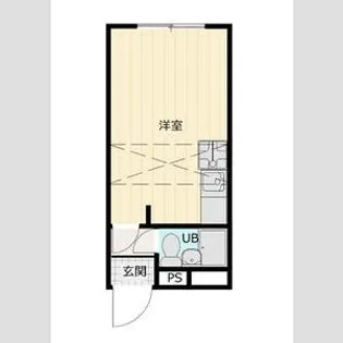 ベルピア馬堀海岸【1階】の間取り