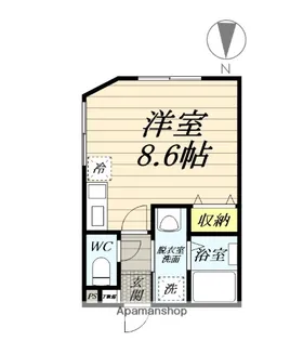 風のテラス【2階】の間取り