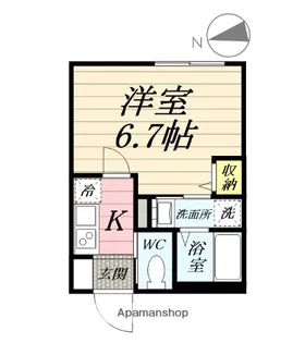 ベイテラス追浜夏島【1階】の間取り