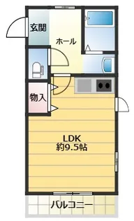 オーシャンコート野比【3階】の間取り