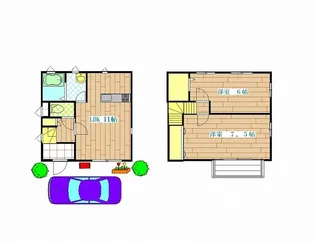 神奈川県横須賀市長瀬1丁目【一戸建】の間取り
