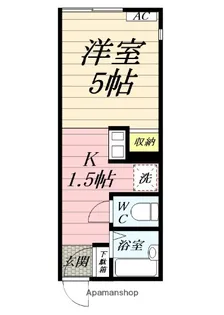 アルモ金沢文庫【1階】の間取り