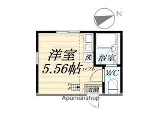 ユナイト追浜カスティージョ【1階】の間取り