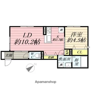 NOVELA【1階】の間取り