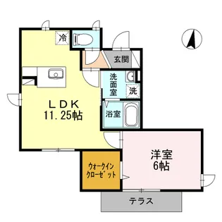 シャルマン・ヴィラ【1階】の間取り