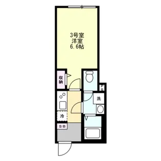 ベイルーム久比里【2階】の間取り