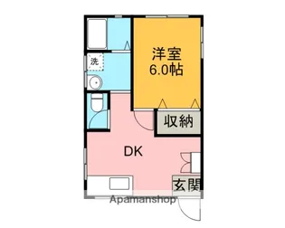 ハイツパステル【101号室】の間取り