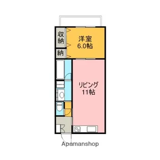山崎サニープレイス【103号室】の間取り