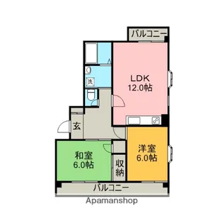 アルファメゾン【2階】の間取り