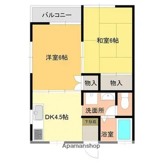 キーンツハイム【2階】の間取り