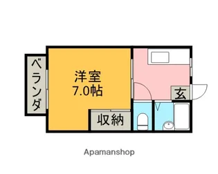 加藤ハイツ【201号室】の間取り