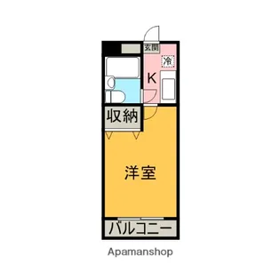 ジュネパレス横須賀【305号室】の間取り