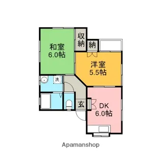 ハウスA【201号室】の間取り