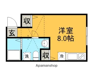 プリマ十六番館【203号室】の間取り