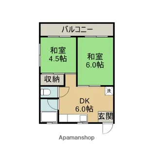 プチさとう【203号室】の間取り