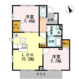 アミティエ公郷町【2階】の間取り