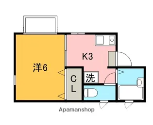 リトルハウス【202号室】の間取り