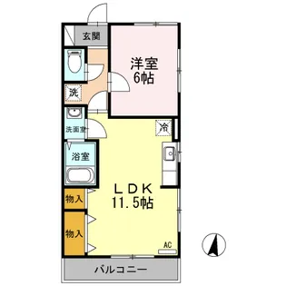 グリーンコーポラス【2階】の間取り