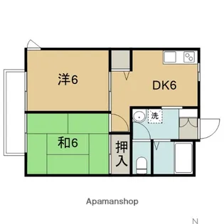 エクセルハイム【3階】の間取り