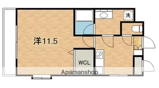 グラーツ橘【201号室】の間取り