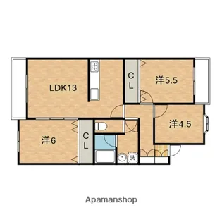 ヴィラコート青葉台【2階】の間取り