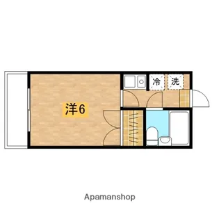 メゾン玉川【207号室】の間取り