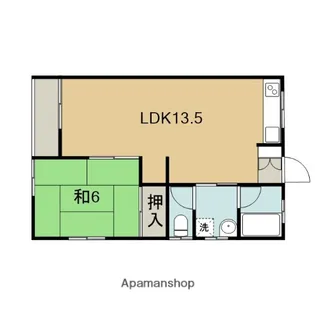 第3もえぎ野ハイツ【2階】の間取り