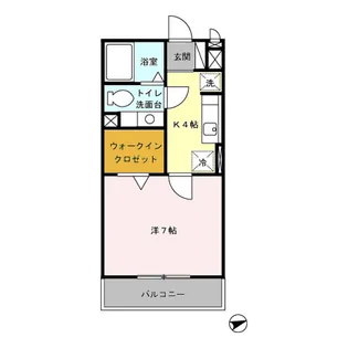 グラシューズ・M【2階】の間取り