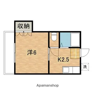 メゾン向ヶ丘【105号室】の間取り