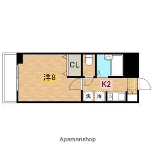 エクレールハイム【202号室】の間取り