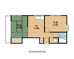 ソレーユスズキ【2階】の間取り