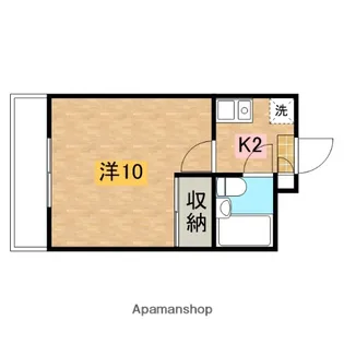 フラワーガーデン【203号室】の間取り