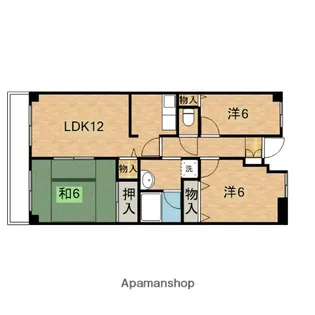 プレミール辰喜【3階】の間取り