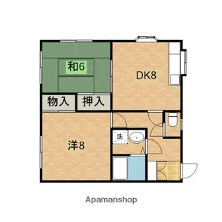 市ヶ尾森ビル弐番館【1階】の間取り