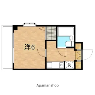 ベルコート104【307号室】の間取り
