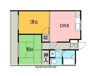 サウスヴァリー梶ヶ谷【2階】の間取り