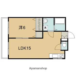 梅が丘森ビル【507号室】の間取り