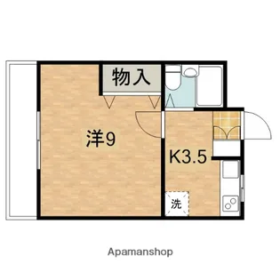 市ヶ尾森ビル参番館【2階】の間取り