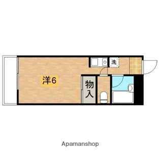 メゾン・ド・クレール【206号室】の間取り