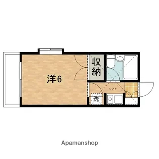 コーポアップル【2階】の間取り