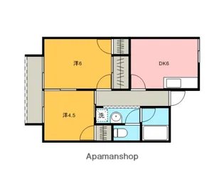 シャルム藤が丘【2階】の間取り