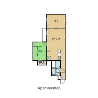 津田山ヒルテラス【101号室】の間取り
