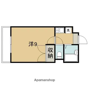 パレスNAGOYA【2階】の間取り