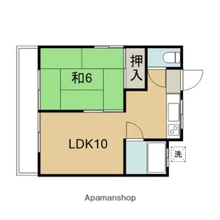 ハイツ松島【2階】の間取り