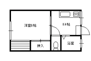 若葉ハイツ【103号室号室】の間取り