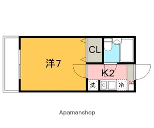 ヒルサイドS【2階】の間取り