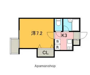 ヒルサイドS【304号室】の間取り